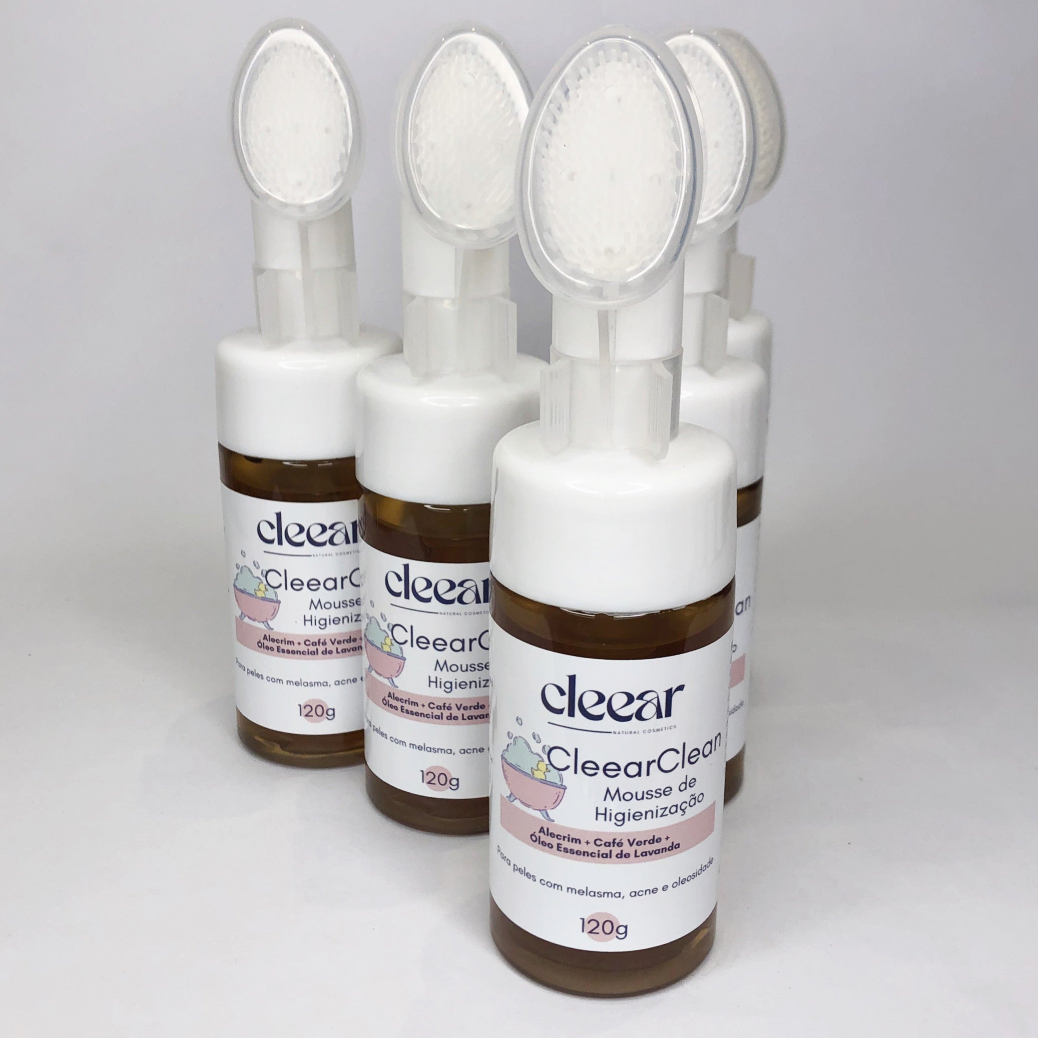 Mousse de Higienização Alecrim + Café Verde CleearClean