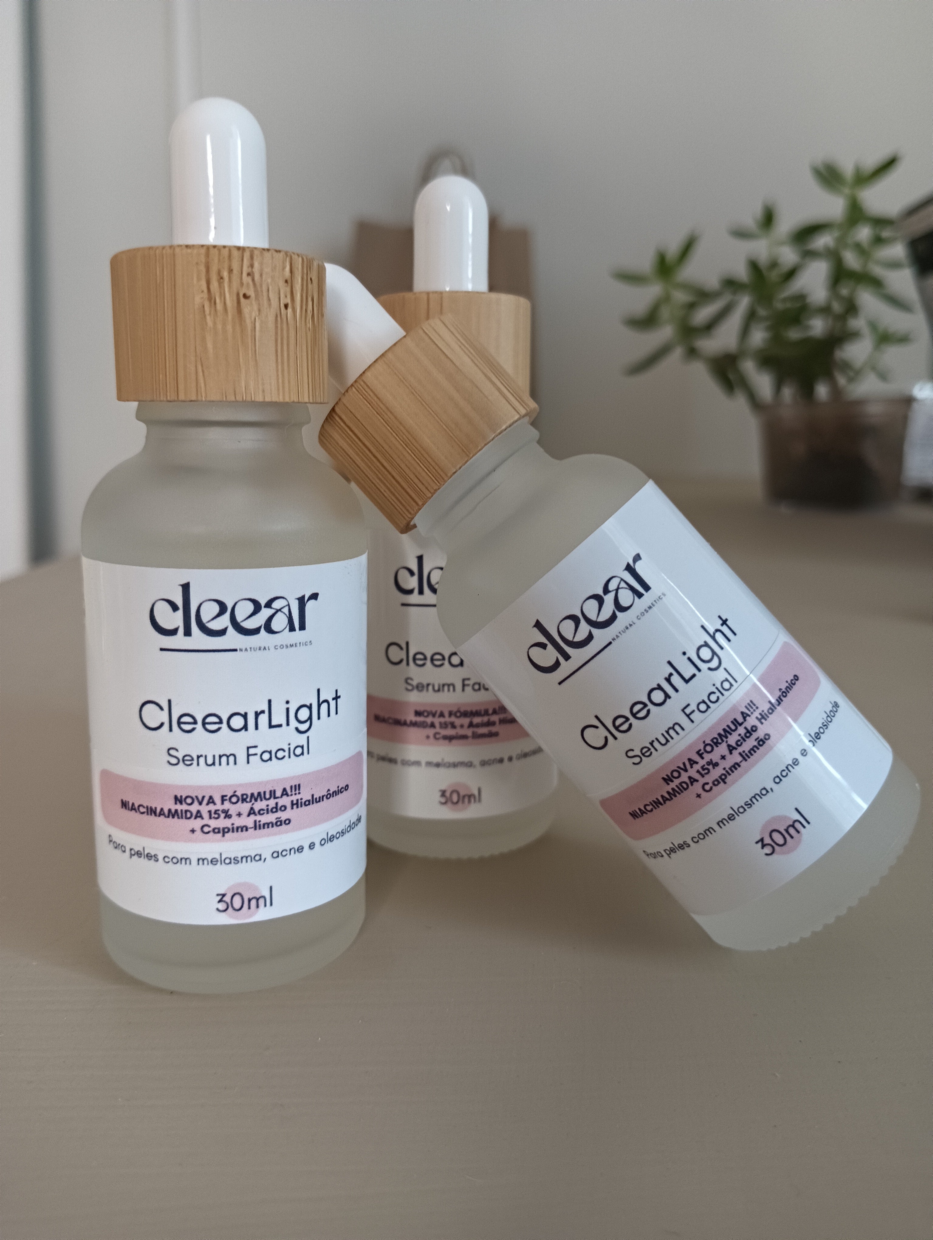 Serum ULTRA Concentrado Niacinamida 5% + Ácido Hialurônico CleearLight NOVA FÓRMULA