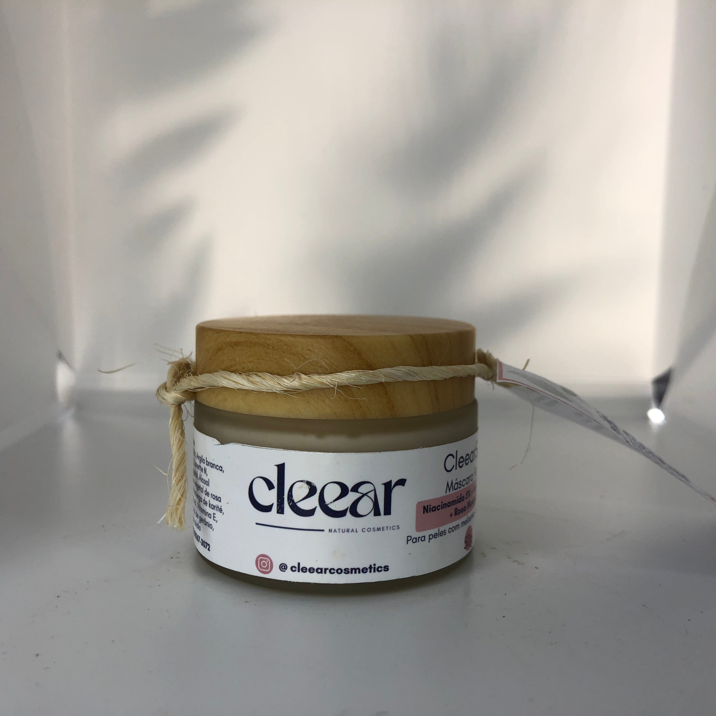 Máscara Transformadora Niacinamida 5% + Argila Branca em Rosa Mosqueta CleearSpot