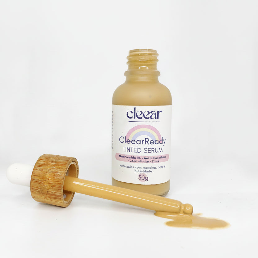 TINTED SERUM Uniformizador Universal - Niacinamida 5% + Ácido Hialurônico + Zinco CleearReady NOVA FÓRMULA